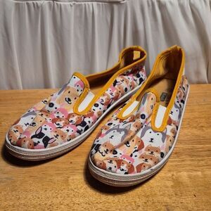 Take A Walk Size 10 Doggy Slip On Shoes